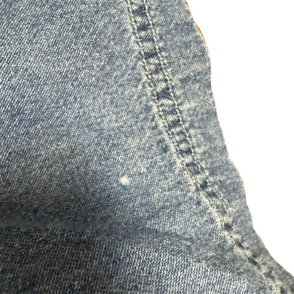 Blair Women's 2XL Vintage Denim Dress Embroidered Ladybug Blue Casual - Picture 6 of 8